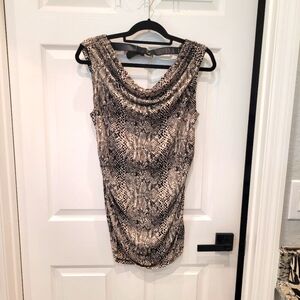 Michael Kors Snake print top with belt In back. size L